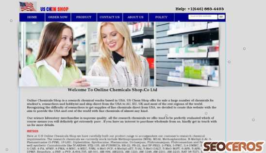 onlinechemicals4sale.com desktop vista previa