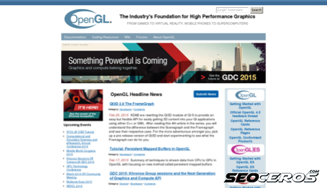 opengl.org desktop vista previa