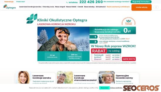 optegra.com.pl desktop 미리보기