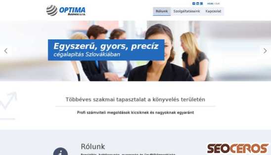 optimabusiness.sk desktop előnézeti kép