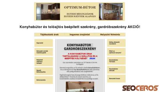 optimum-konyha.hu desktop náhled obrázku