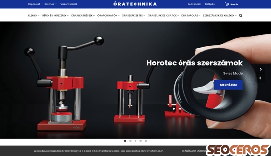 oratechnika.hu desktop előnézeti kép