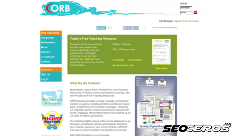 orbeducation.co.uk desktop náhled obrázku