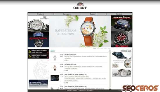 orient-watch.com desktop vista previa