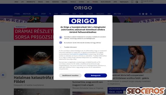origo.hu desktop anteprima