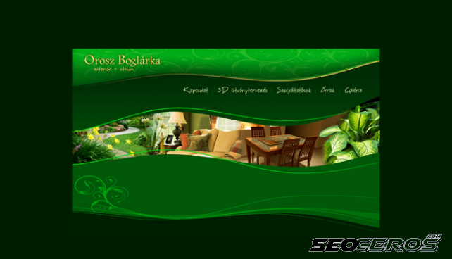 oroszboglarka.hu desktop előnézeti kép