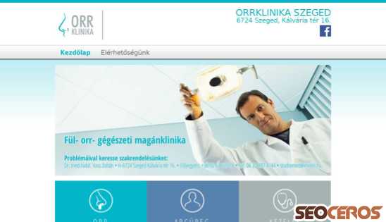 orrklinika.hu desktop előnézeti kép