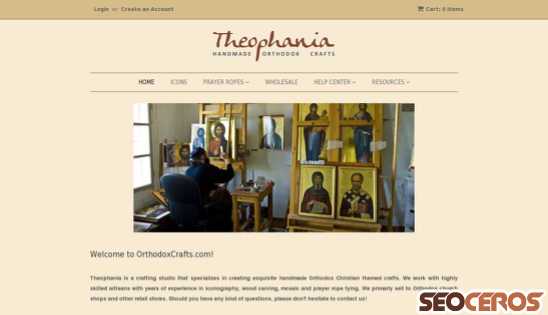 orthodoxcrafts.com desktop förhandsvisning