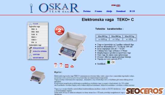 oskarvaga.com/trgovacke-vage-teko-c.html desktop प्रीव्यू 