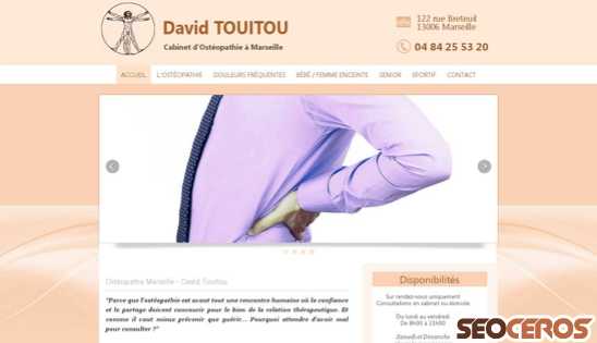osteopathe-marseille-touitou.fr desktop obraz podglądowy