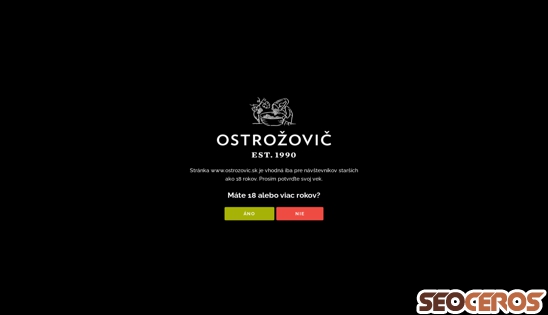 ostrozovic.sk/obchod/vino desktop obraz podglądowy