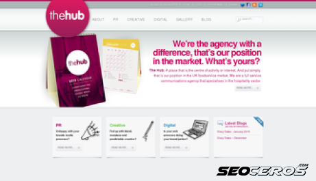 thehubonline.co.uk desktop náhled obrázku