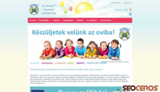 ovisjel.hu desktop előnézeti kép