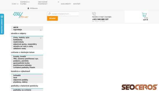 oxysport.sk/archiv-obchodne-podmienky desktop obraz podglądowy