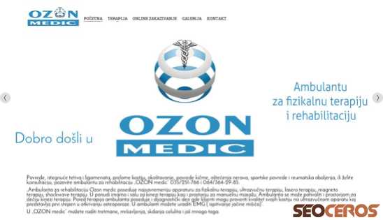 ozonmedic.com desktop förhandsvisning