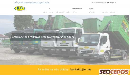 p-k.sk desktop előnézeti kép