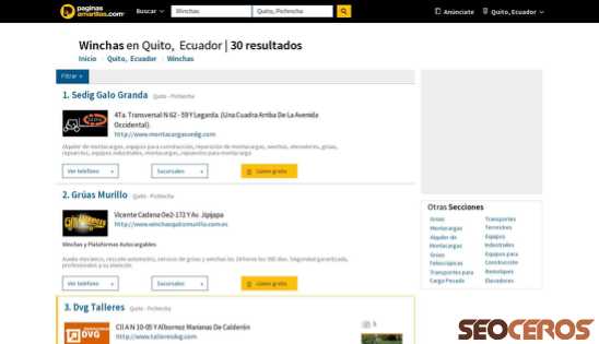 paginas-amarillas.com.ec/quito/servicios/winchas desktop Vista previa