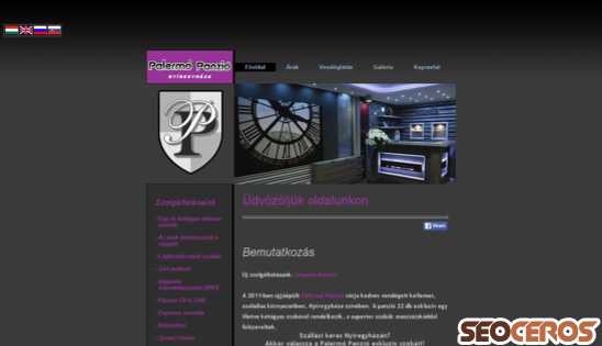 palermopanzio.com desktop náhled obrázku