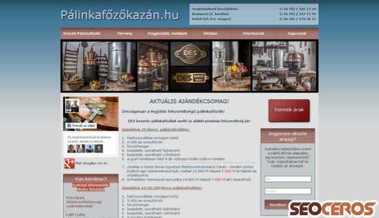 palinkafozokazan.hu desktop náhled obrázku