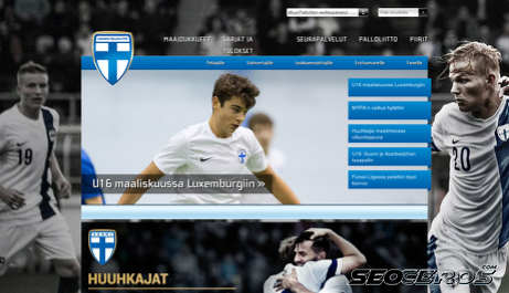 palloliitto.fi desktop prikaz slike
