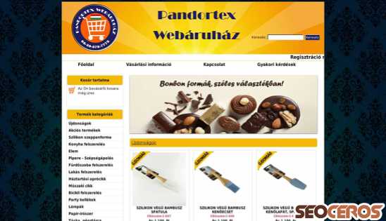 pandortex.eu desktop Vista previa