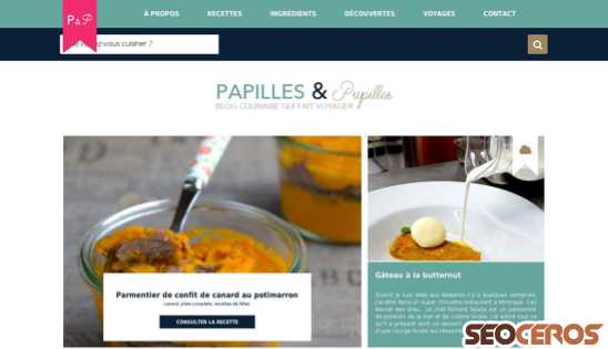 papillesetpupilles.fr desktop náhľad obrázku