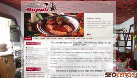 papuli.info desktop preview