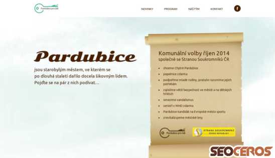 pardubiceprolidi.cz desktop förhandsvisning