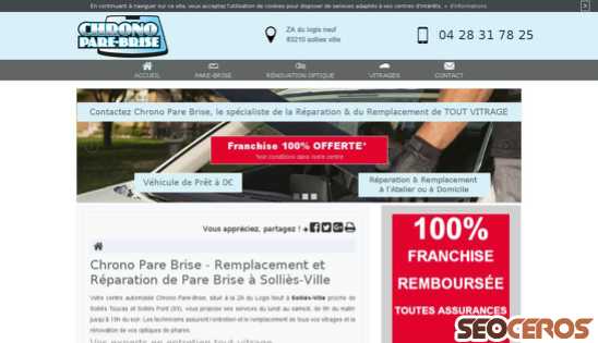 pare-brise-sollies.fr desktop náhled obrázku