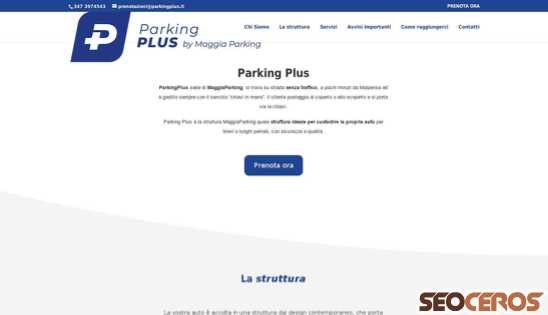 parkingplus.it desktop náhľad obrázku