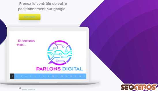 parlonsdigital.fr desktop förhandsvisning