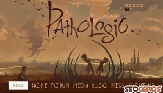 pathologic-game.com desktop preview