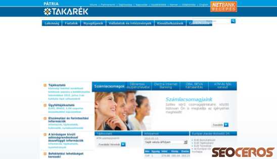 patriatakarek.hu desktop előnézeti kép