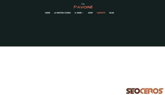 pavoni1920.it/contatti desktop förhandsvisning