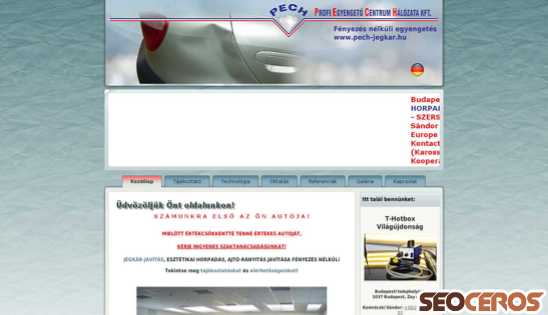 pech-jegkar.hu desktop előnézeti kép