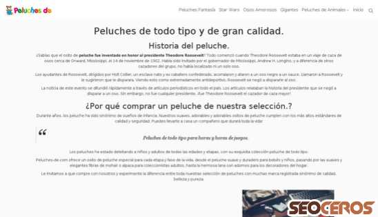 peluches-de.com desktop náhľad obrázku