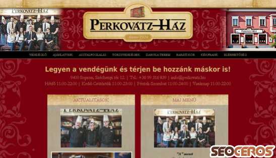 perkovatz.hu desktop előnézeti kép