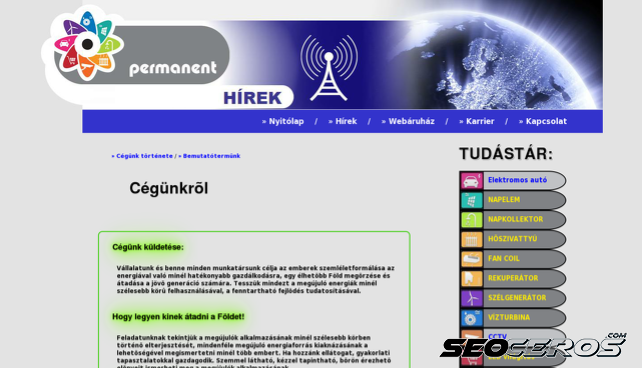 permanent.hu desktop előnézeti kép