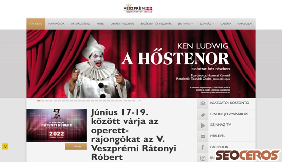 petofiszinhaz.hu desktop előnézeti kép