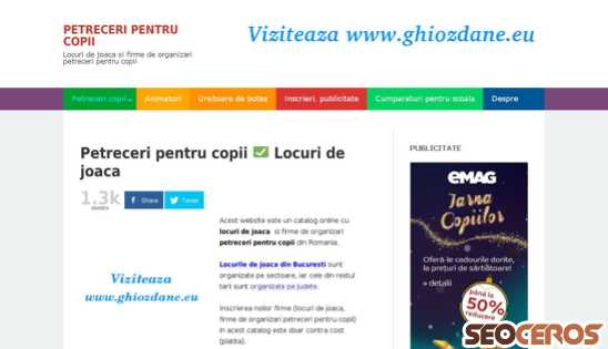 petrecericopii.eu desktop náhled obrázku