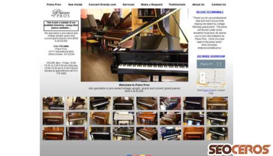 pianopros.biz desktop náhled obrázku