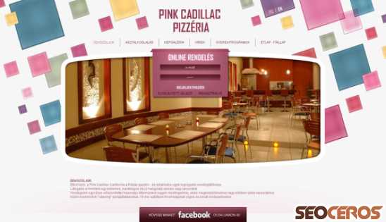 pinkcadillac.hu desktop előnézeti kép