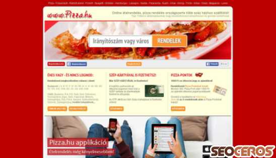 pizza.hu desktop előnézeti kép