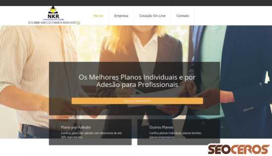 planodesaudenkr.com.br desktop preview