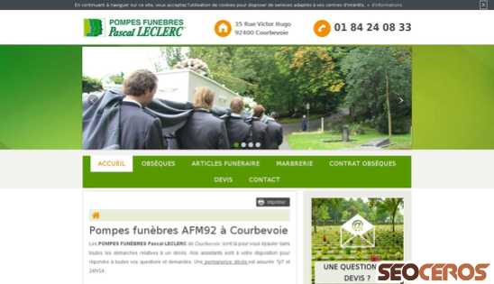 pompes-funebres-courbevoie.fr desktop förhandsvisning