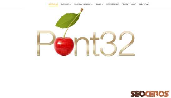 pont32-fogaszat.hu desktop náhľad obrázku