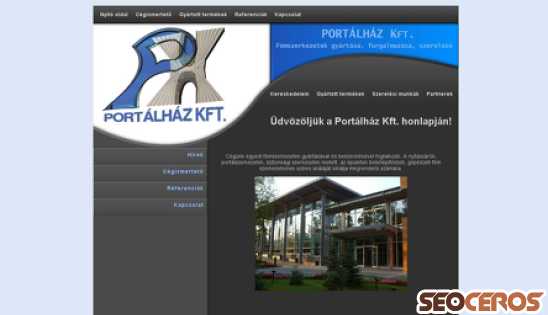 portalhaz.hu desktop förhandsvisning