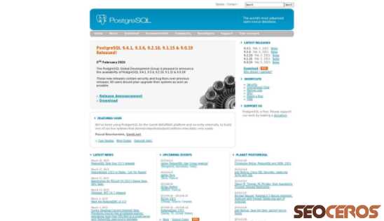 postgresql.org desktop előnézeti kép