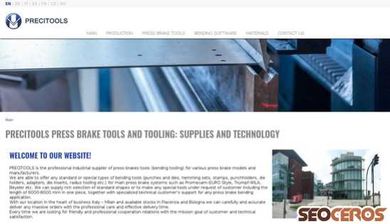 press-brake-tools.com desktop previzualizare