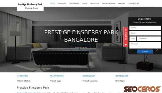 prestigefinsberrypark.in desktop preview